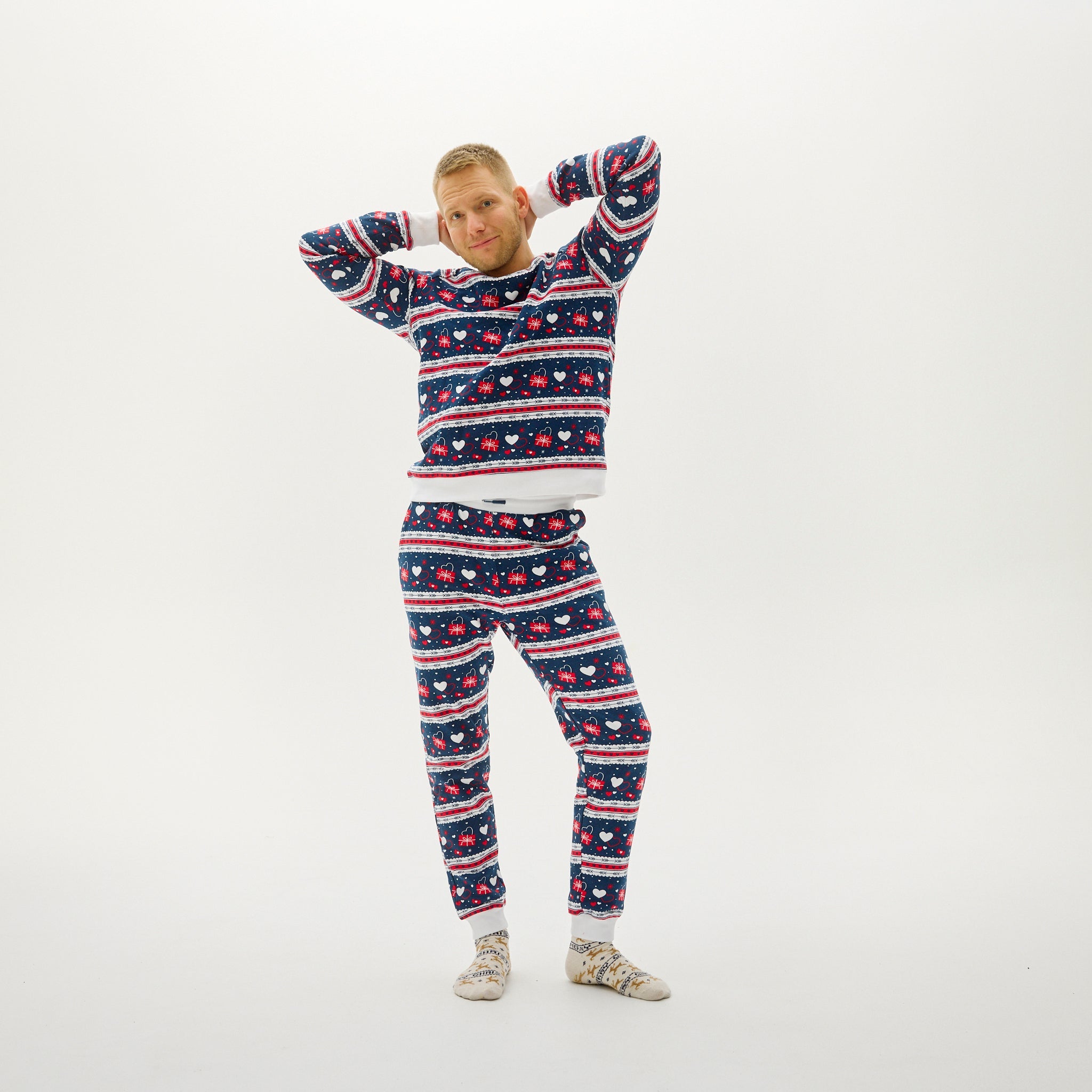 Valentijnsset Navy - Heren.